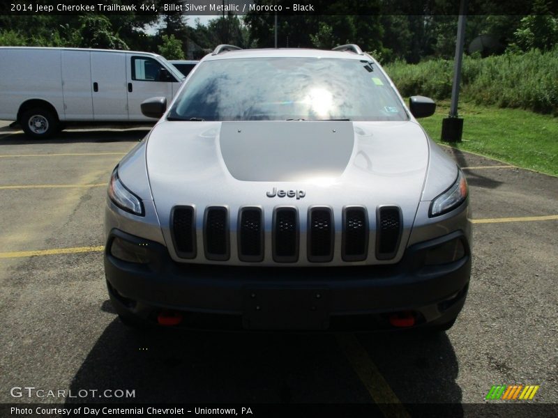 Billet Silver Metallic / Morocco - Black 2014 Jeep Cherokee Trailhawk 4x4