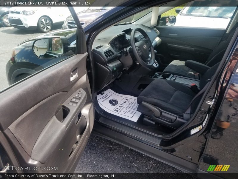 Crystal Black Pearl / Black 2012 Honda CR-V LX