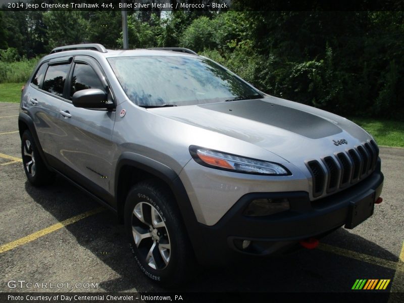 Billet Silver Metallic / Morocco - Black 2014 Jeep Cherokee Trailhawk 4x4