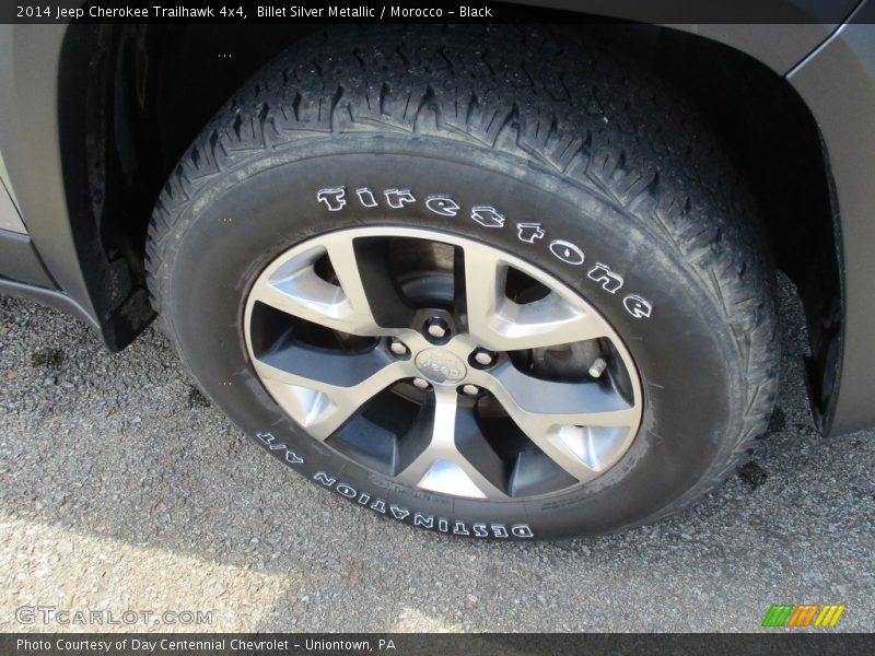Billet Silver Metallic / Morocco - Black 2014 Jeep Cherokee Trailhawk 4x4