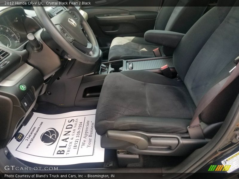 Crystal Black Pearl / Black 2012 Honda CR-V LX