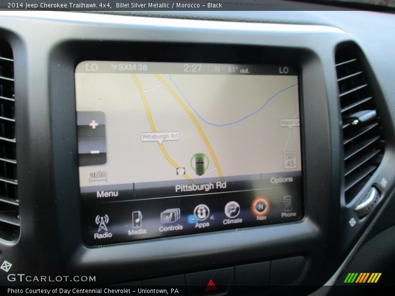 Billet Silver Metallic / Morocco - Black 2014 Jeep Cherokee Trailhawk 4x4