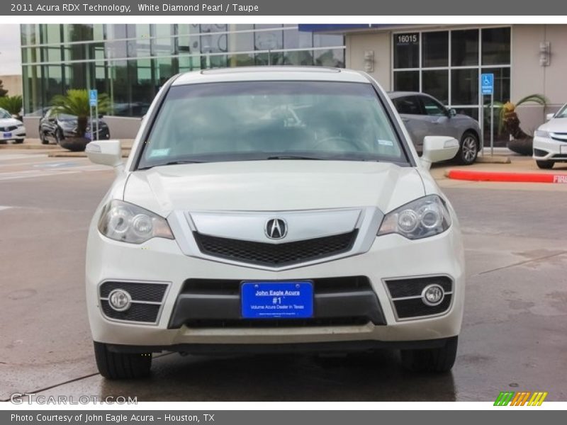 White Diamond Pearl / Taupe 2011 Acura RDX Technology