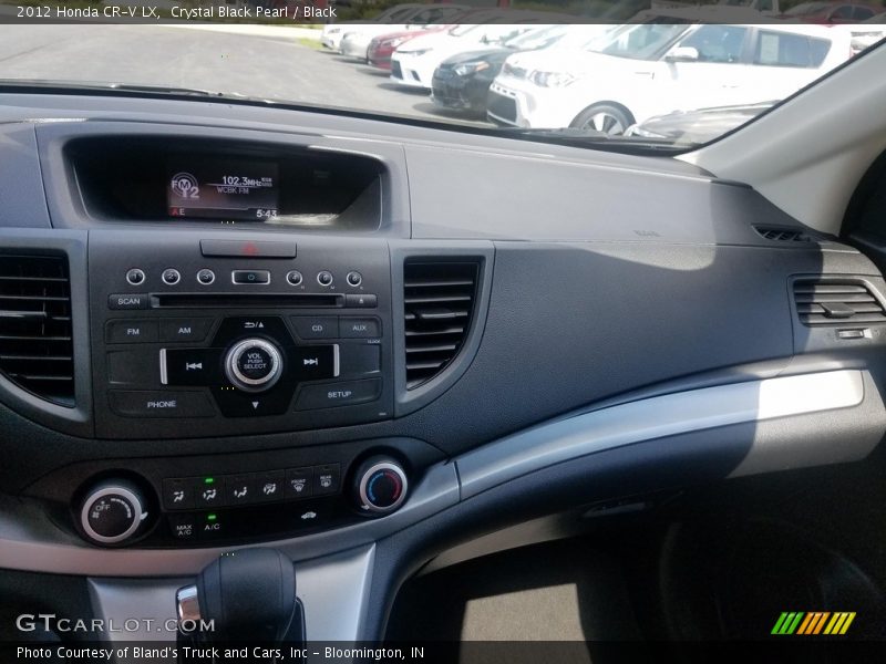 Crystal Black Pearl / Black 2012 Honda CR-V LX