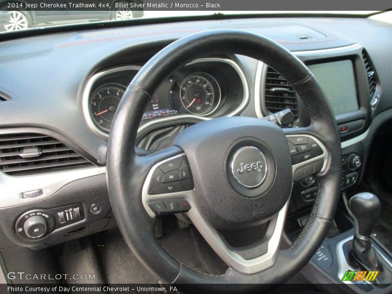 Billet Silver Metallic / Morocco - Black 2014 Jeep Cherokee Trailhawk 4x4