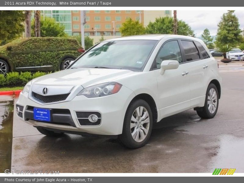 White Diamond Pearl / Taupe 2011 Acura RDX Technology
