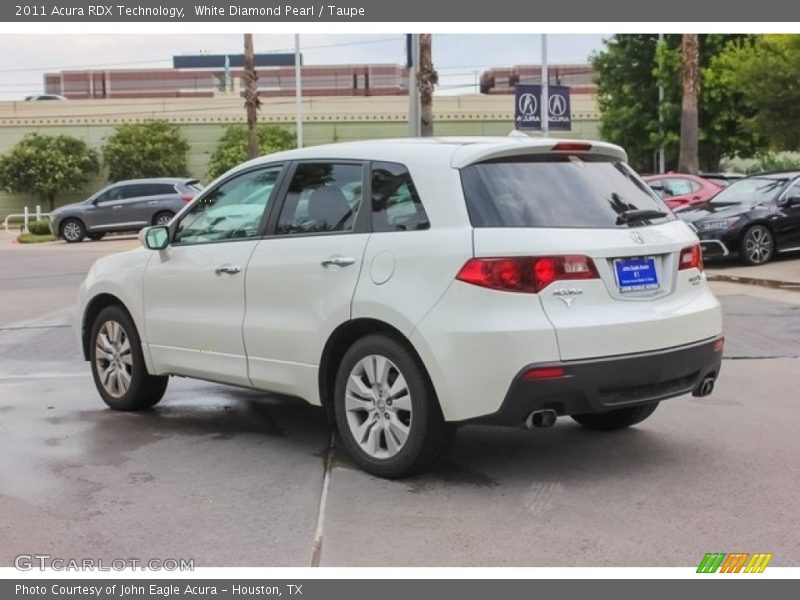 White Diamond Pearl / Taupe 2011 Acura RDX Technology