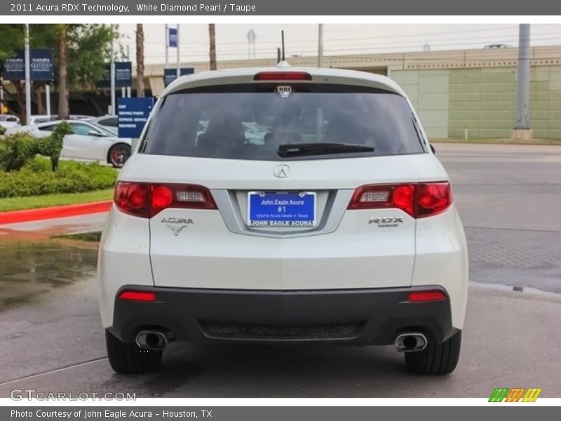 White Diamond Pearl / Taupe 2011 Acura RDX Technology
