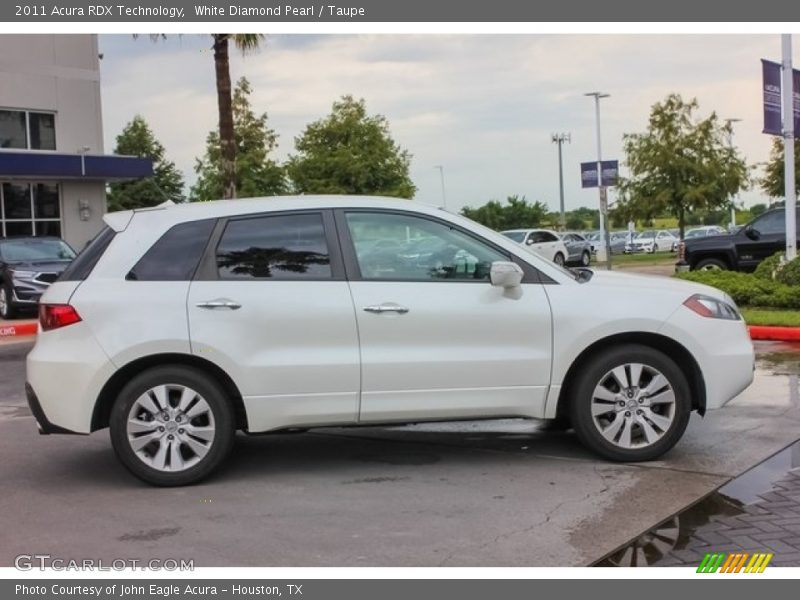 White Diamond Pearl / Taupe 2011 Acura RDX Technology