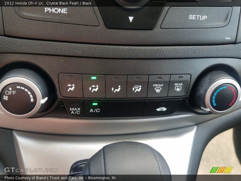 Crystal Black Pearl / Black 2012 Honda CR-V LX