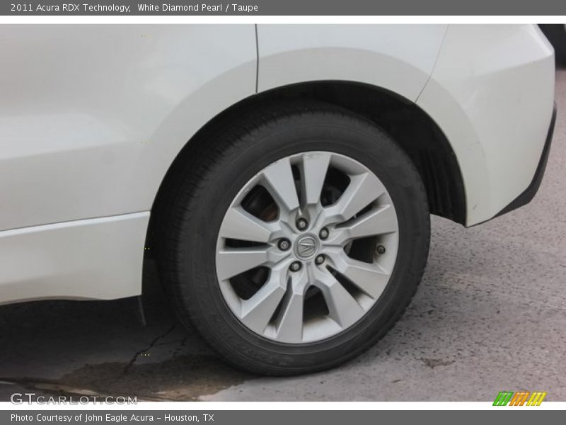 White Diamond Pearl / Taupe 2011 Acura RDX Technology