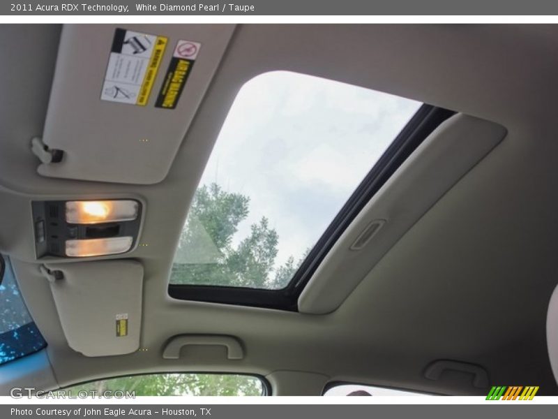White Diamond Pearl / Taupe 2011 Acura RDX Technology