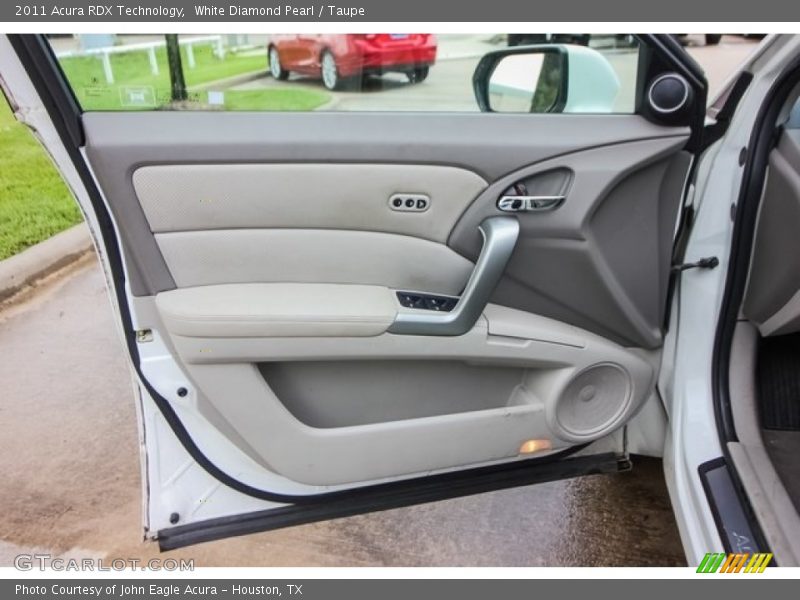 White Diamond Pearl / Taupe 2011 Acura RDX Technology