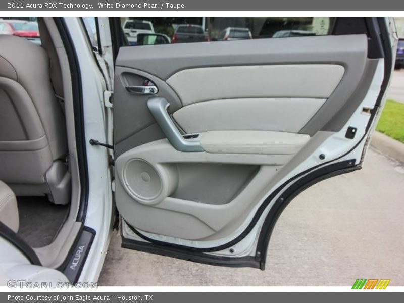 White Diamond Pearl / Taupe 2011 Acura RDX Technology