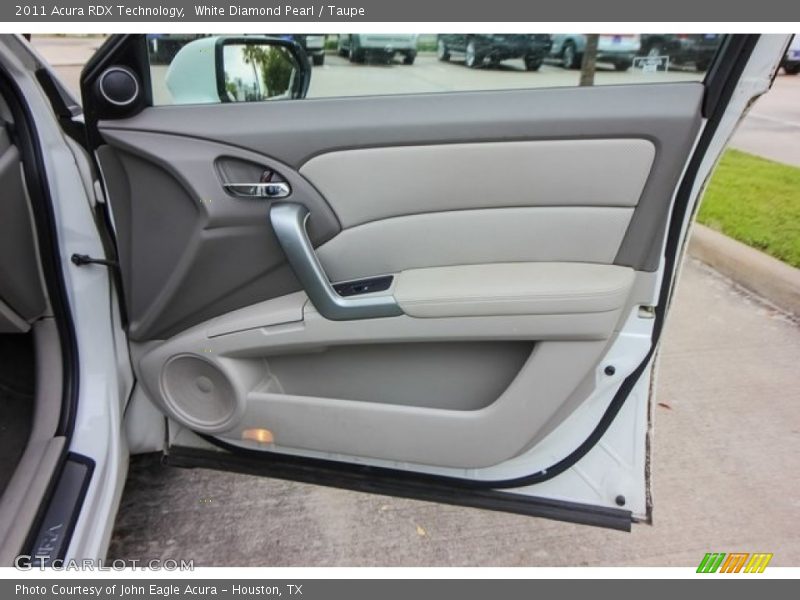White Diamond Pearl / Taupe 2011 Acura RDX Technology