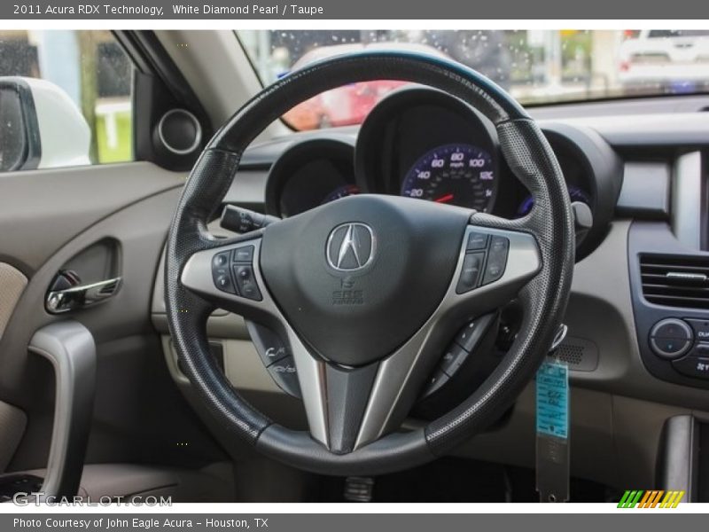 White Diamond Pearl / Taupe 2011 Acura RDX Technology