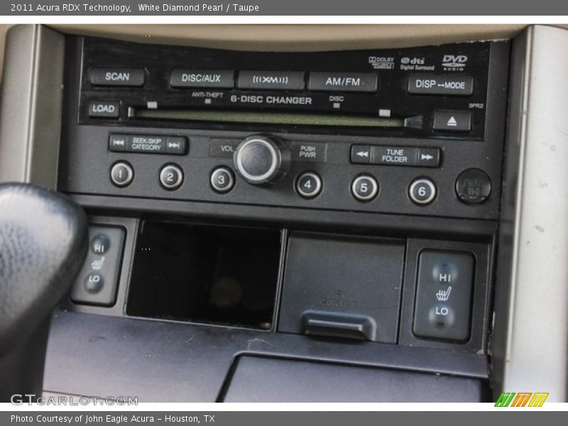 White Diamond Pearl / Taupe 2011 Acura RDX Technology