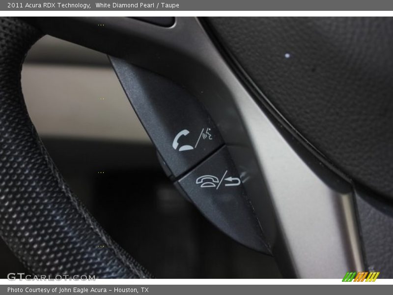 White Diamond Pearl / Taupe 2011 Acura RDX Technology