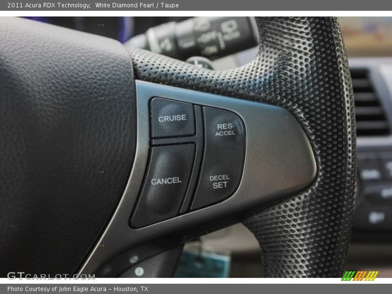 White Diamond Pearl / Taupe 2011 Acura RDX Technology