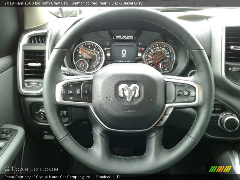  2019 1500 Big Horn Crew Cab Steering Wheel