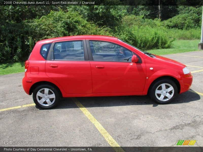 Sport Red Metallic / Charcoal 2008 Chevrolet Aveo Aveo5 LS