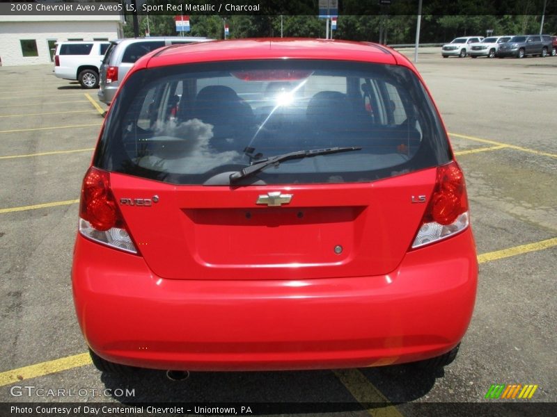 Sport Red Metallic / Charcoal 2008 Chevrolet Aveo Aveo5 LS