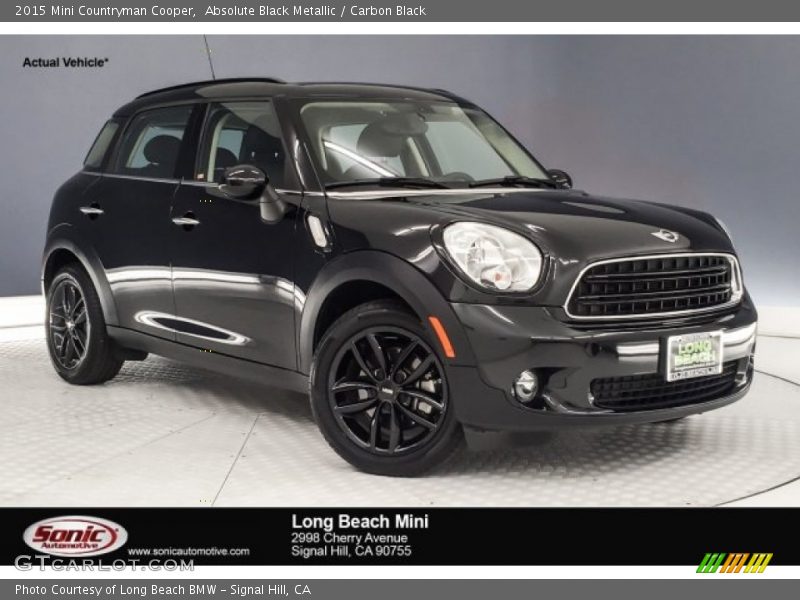 Absolute Black Metallic / Carbon Black 2015 Mini Countryman Cooper
