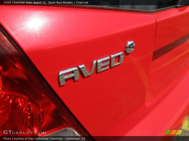 Sport Red Metallic / Charcoal 2008 Chevrolet Aveo Aveo5 LS