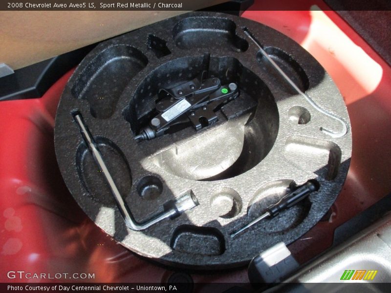 Sport Red Metallic / Charcoal 2008 Chevrolet Aveo Aveo5 LS