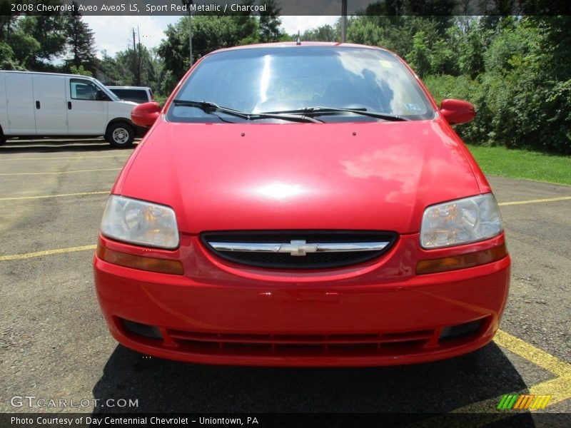 Sport Red Metallic / Charcoal 2008 Chevrolet Aveo Aveo5 LS