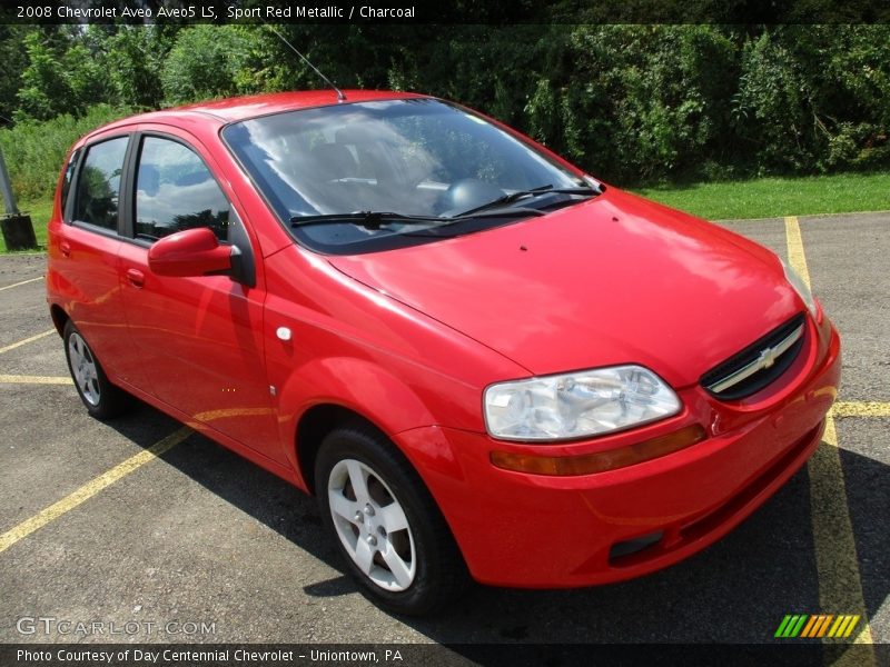 Sport Red Metallic / Charcoal 2008 Chevrolet Aveo Aveo5 LS
