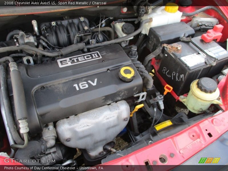Sport Red Metallic / Charcoal 2008 Chevrolet Aveo Aveo5 LS