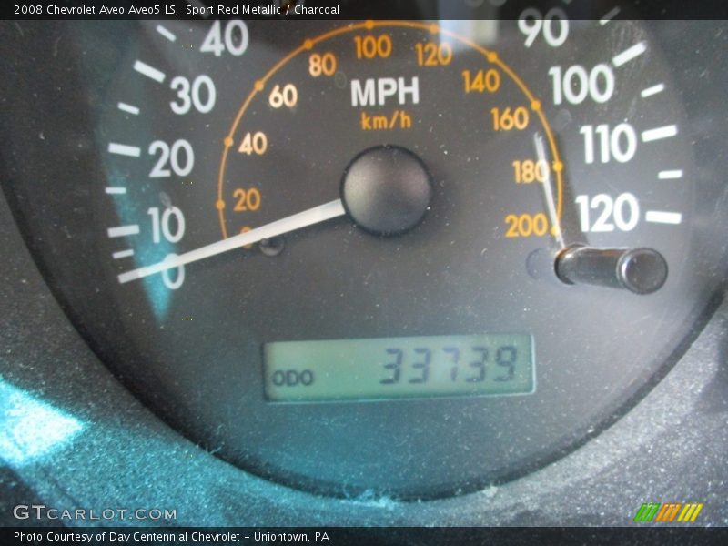 Sport Red Metallic / Charcoal 2008 Chevrolet Aveo Aveo5 LS