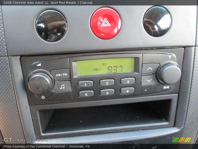 Sport Red Metallic / Charcoal 2008 Chevrolet Aveo Aveo5 LS