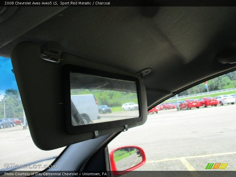 Sport Red Metallic / Charcoal 2008 Chevrolet Aveo Aveo5 LS