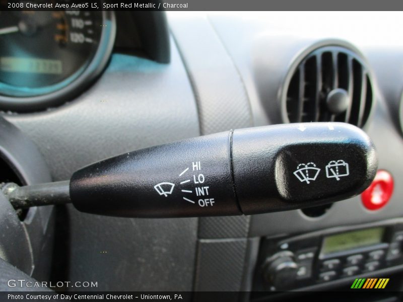 Sport Red Metallic / Charcoal 2008 Chevrolet Aveo Aveo5 LS