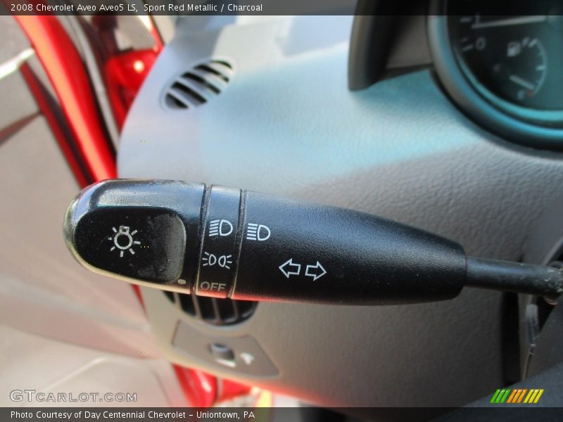 Sport Red Metallic / Charcoal 2008 Chevrolet Aveo Aveo5 LS