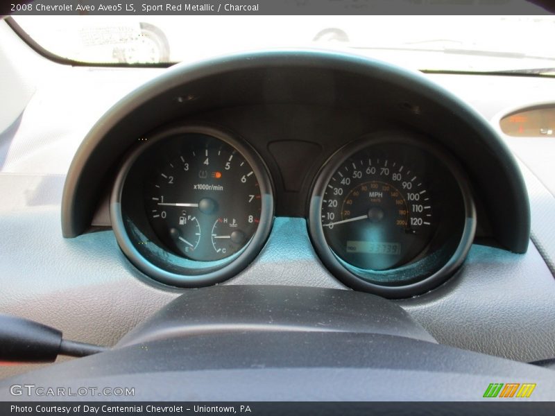 Sport Red Metallic / Charcoal 2008 Chevrolet Aveo Aveo5 LS