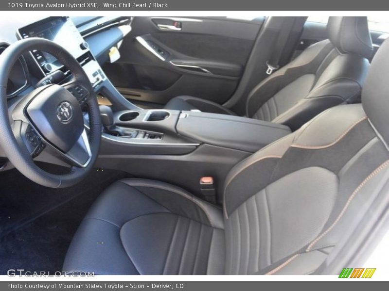 Front Seat of 2019 Avalon Hybrid XSE