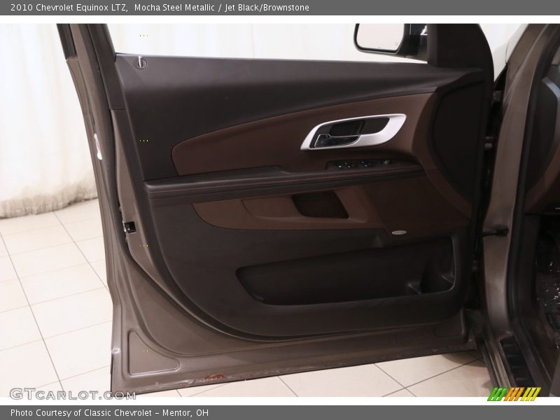 Mocha Steel Metallic / Jet Black/Brownstone 2010 Chevrolet Equinox LTZ