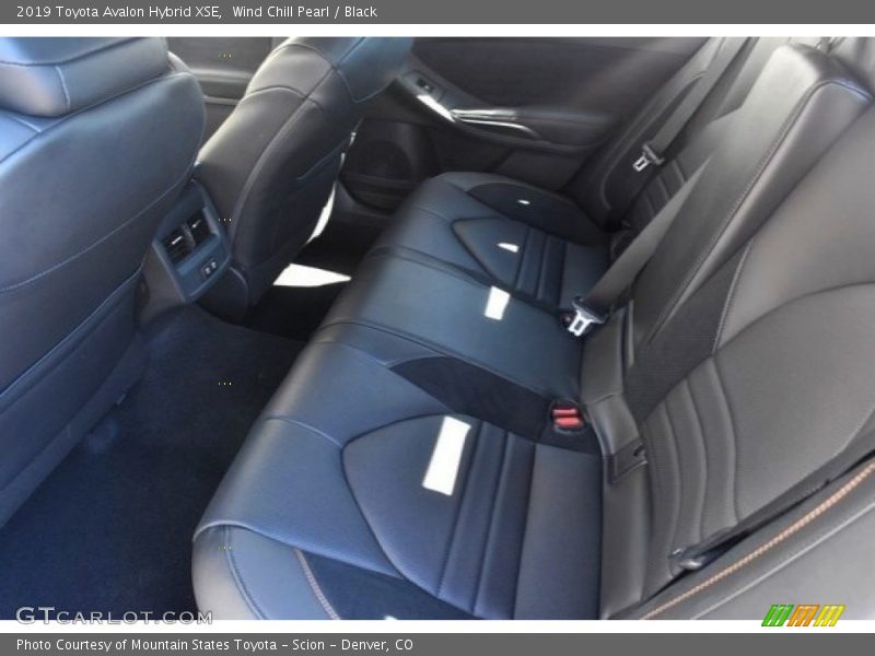 Rear Seat of 2019 Avalon Hybrid XSE