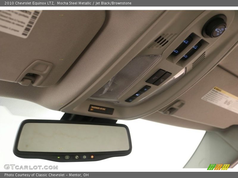 Mocha Steel Metallic / Jet Black/Brownstone 2010 Chevrolet Equinox LTZ