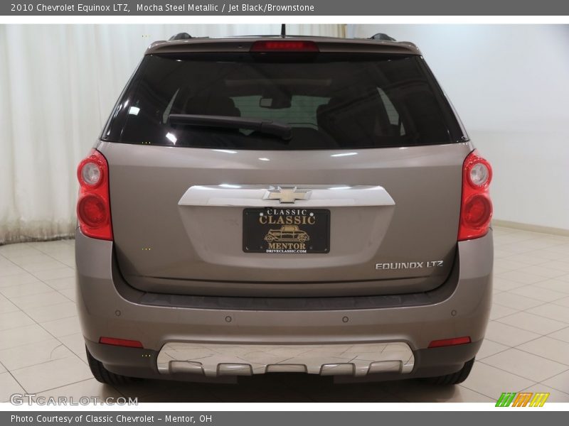 Mocha Steel Metallic / Jet Black/Brownstone 2010 Chevrolet Equinox LTZ
