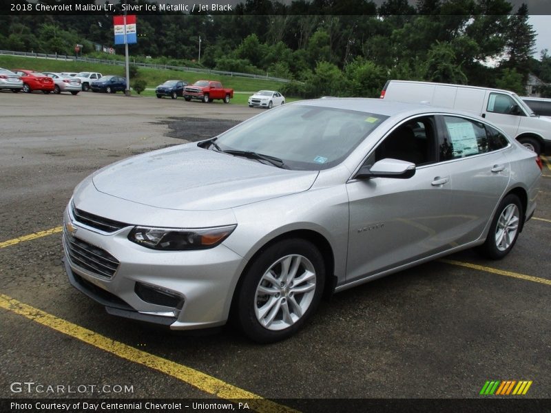 Silver Ice Metallic / Jet Black 2018 Chevrolet Malibu LT