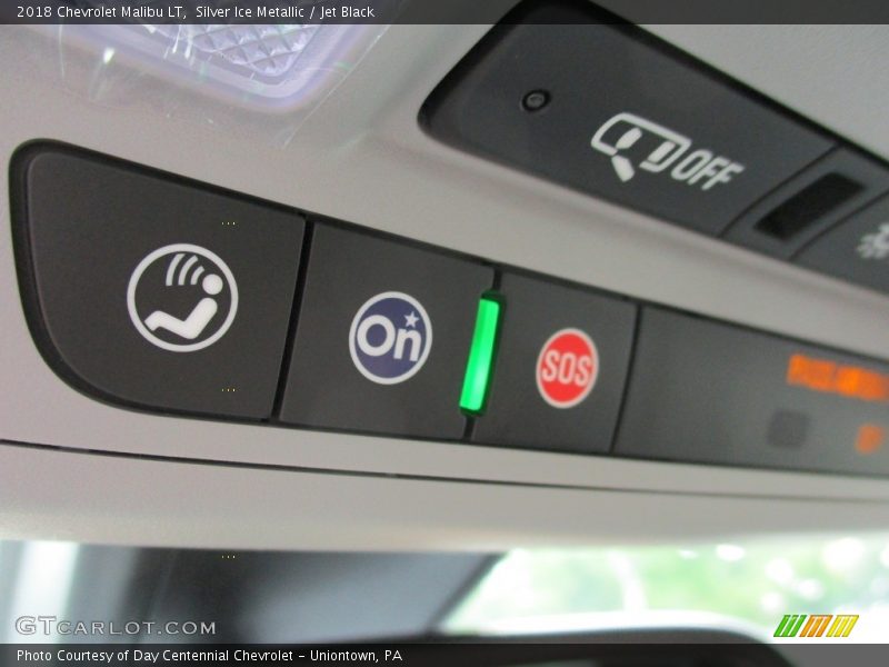 Silver Ice Metallic / Jet Black 2018 Chevrolet Malibu LT