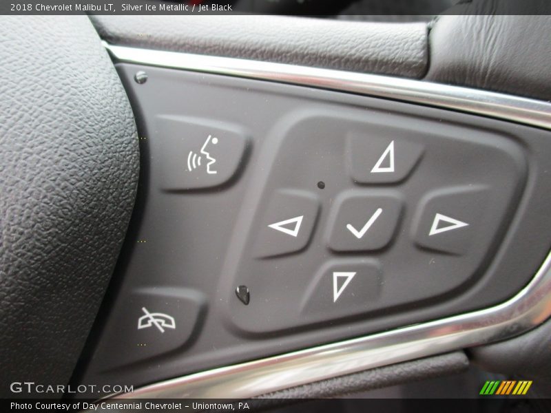 Silver Ice Metallic / Jet Black 2018 Chevrolet Malibu LT