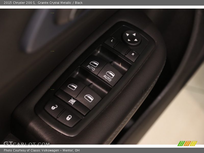 Granite Crystal Metallic / Black 2015 Chrysler 200 S