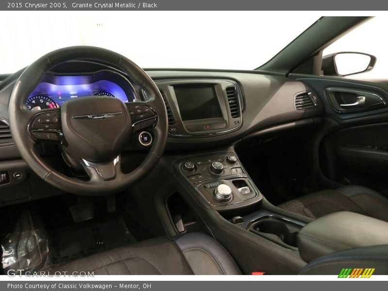 Granite Crystal Metallic / Black 2015 Chrysler 200 S