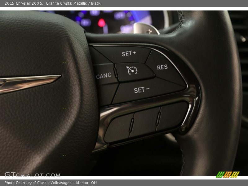 Granite Crystal Metallic / Black 2015 Chrysler 200 S