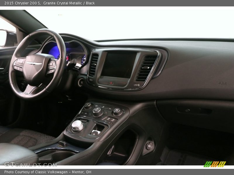 Granite Crystal Metallic / Black 2015 Chrysler 200 S